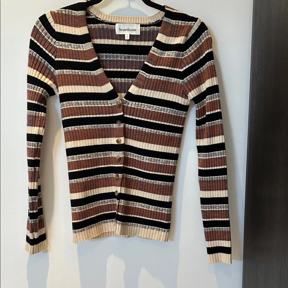 Heartloom Multicolor Ribbed Sweater - Picture 1 of 9